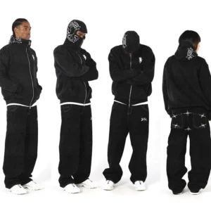 Embroidery Graphic Streetwear Hoodie Y2K Harajuku Hip Hop Retro Oversized Hoodie Mens Womens Rock Gothic Pullover Hoodie Clothes