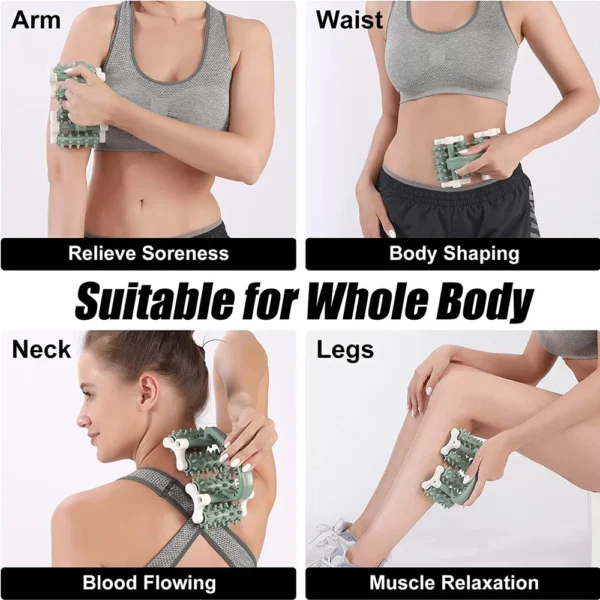 1PCS Muscle Massage Roller Blood-Flow Increaser Fascia&Anti Cellulite Roller Fat Blasting Release Trigger Point Deep Tissue Tool - Image 5