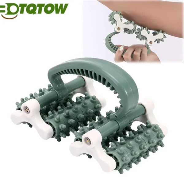 1PCS Muscle Massage Roller Blood-Flow Increaser Fascia&Anti Cellulite Roller Fat Blasting Release Trigger Point Deep Tissue Tool