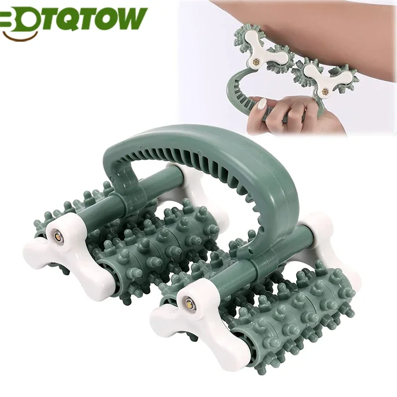 1PCS Muscle Massage Roller Blood-Flow Increaser Fascia&Anti Cellulite Roller Fat Blasting Release Trigger Point Deep Tissue Tool