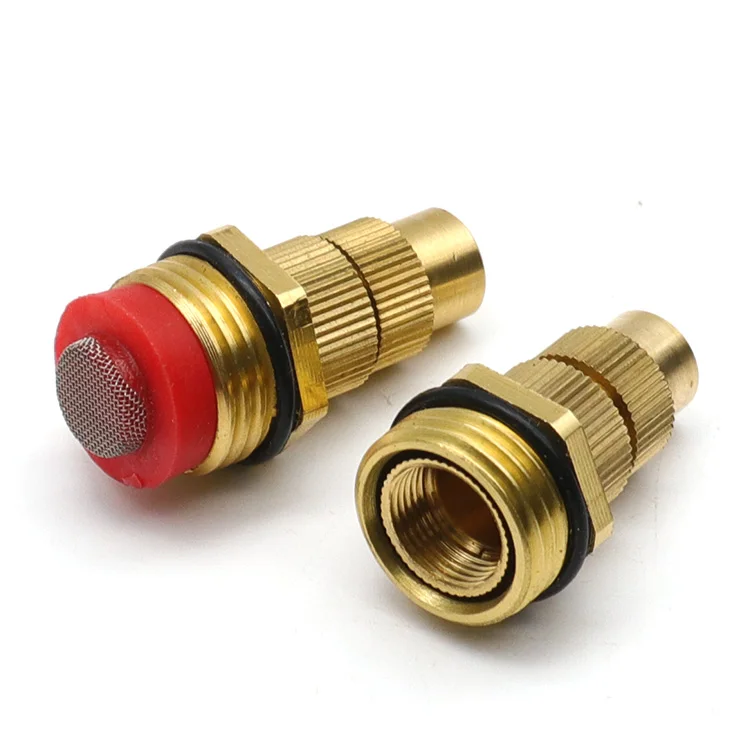 1/2  4 Point  Adjustable Brass Atomizing Sprayer Lawn Garden Sprinkler Heads Cooling Fogging Misting Nozzles Garden Sprinklers - Image 15