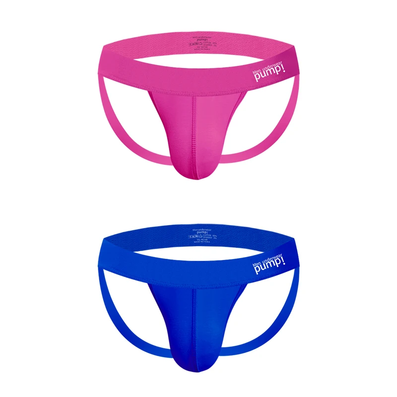 1/2/3/4 PCS Men Underwear Stripes Independent U-shaped Gay Men's Jockstrap Bikini Slip Tanga String Thong Breathable Cotton - Image 10