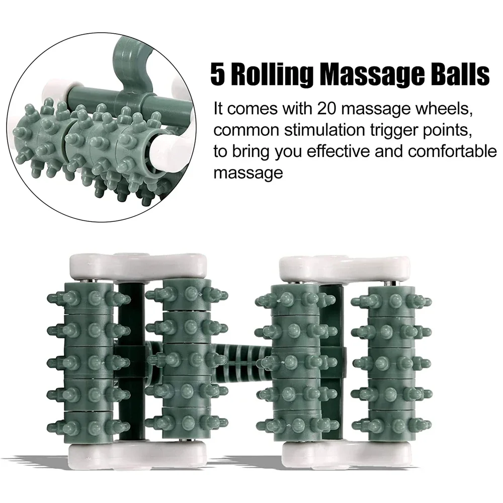 1PCS Muscle Massage Roller Blood-Flow Increaser Fascia&Anti Cellulite Roller Fat Blasting Release Trigger Point Deep Tissue Tool - Image 3