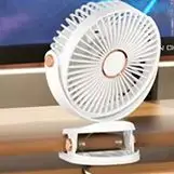Portable Desktop Mini Clip Cooling Fan For Stroller Home Office Summer Hanging Wind Air Cooler Long Battery Life High Speed