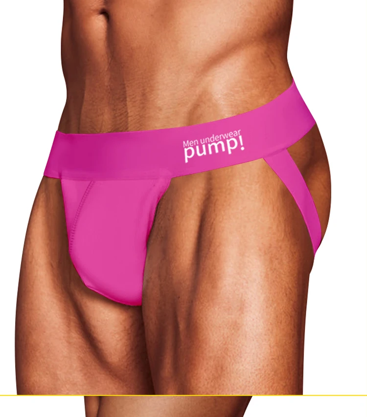 1/2/3/4 PCS Men Underwear Stripes Independent U-shaped Gay Men's Jockstrap Bikini Slip Tanga String Thong Breathable Cotton - Image 42