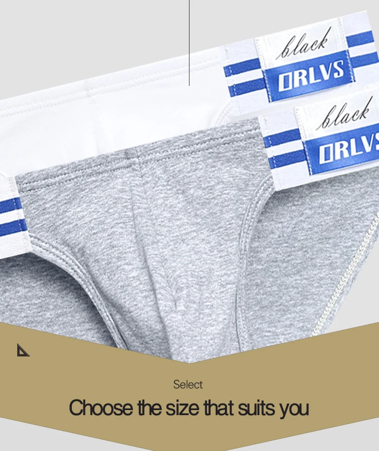 1/2/3/4 PCS Summer Hot Item Men's Briefs High Fork Triangle Pants Cotton Fabric Bikini Sea Blue Striped Elastic Band Underwear - Image 42