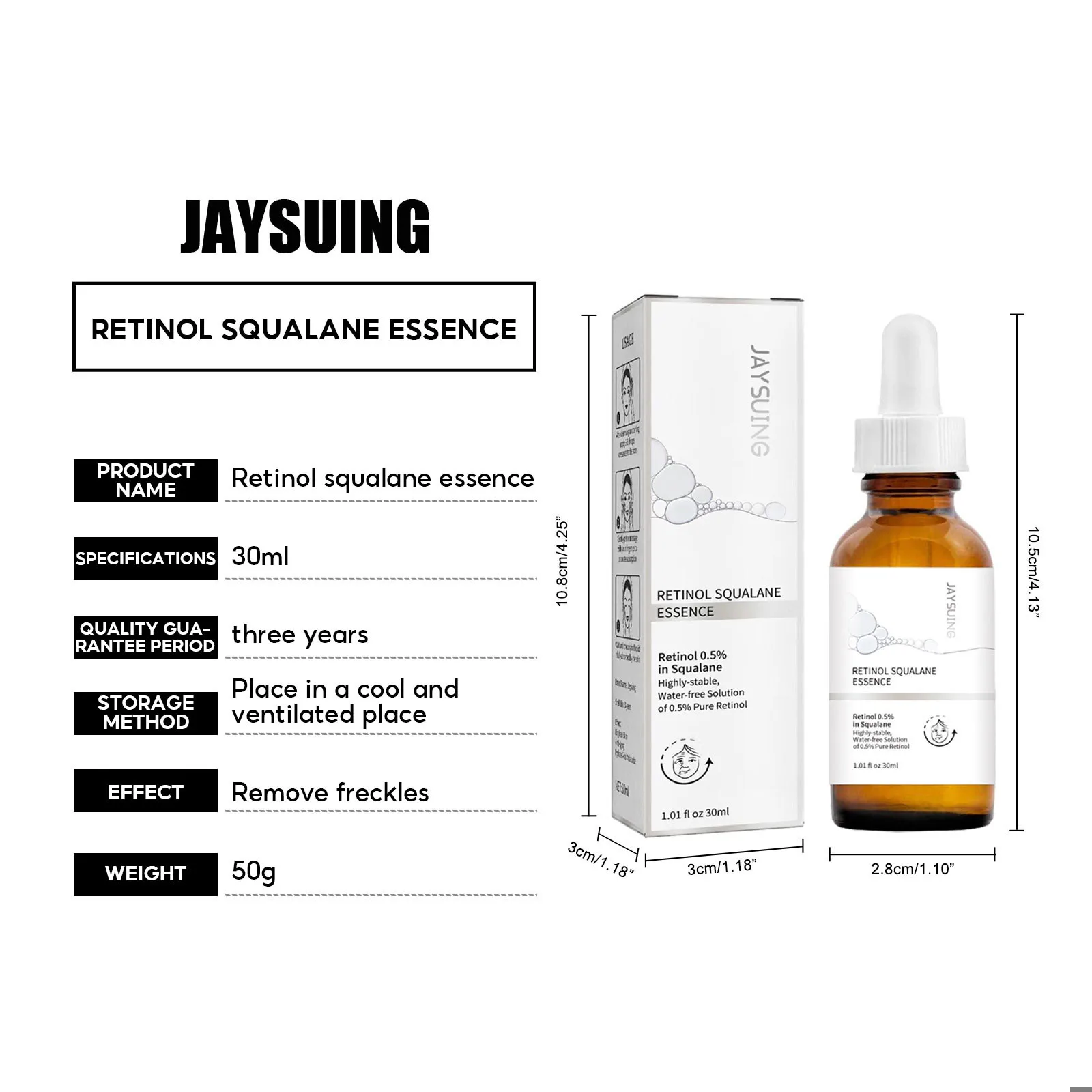 Retinol Ordinary Serum Remove Eye Fine Lines Lifting Brighten Skin Moisturize Firm Facial Essence - Image 15