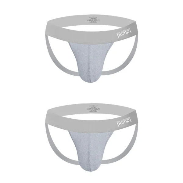 1/2/3/4 PCS Men Underwear Stripes Independent U-shaped Gay Men's Jockstrap Bikini Slip Tanga String Thong Breathable Cotton - Image 20