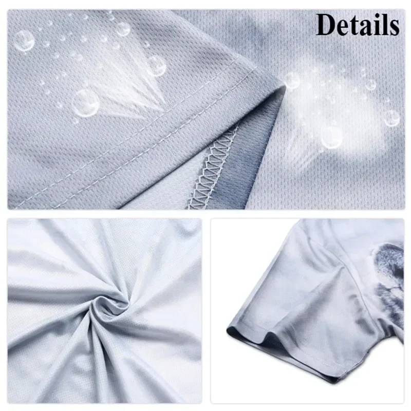 Work Clothing Summer Breathable Men's T-shirt 3D Printing Style Trucker Safety Transportation Work Uniform Oversized Loose Tops - Image 15