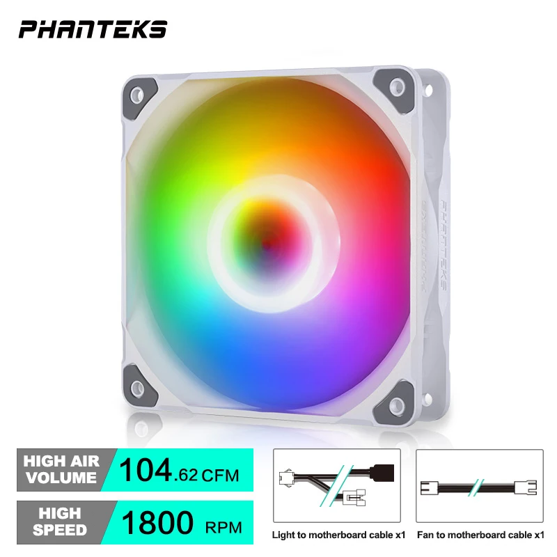 Phanteks M25 140 Case Fan Desktop Cooling Fans FDB Hydraulic Bearing 4pin PWM Temperature Control 2000rpm Air Volume Type - Image 5