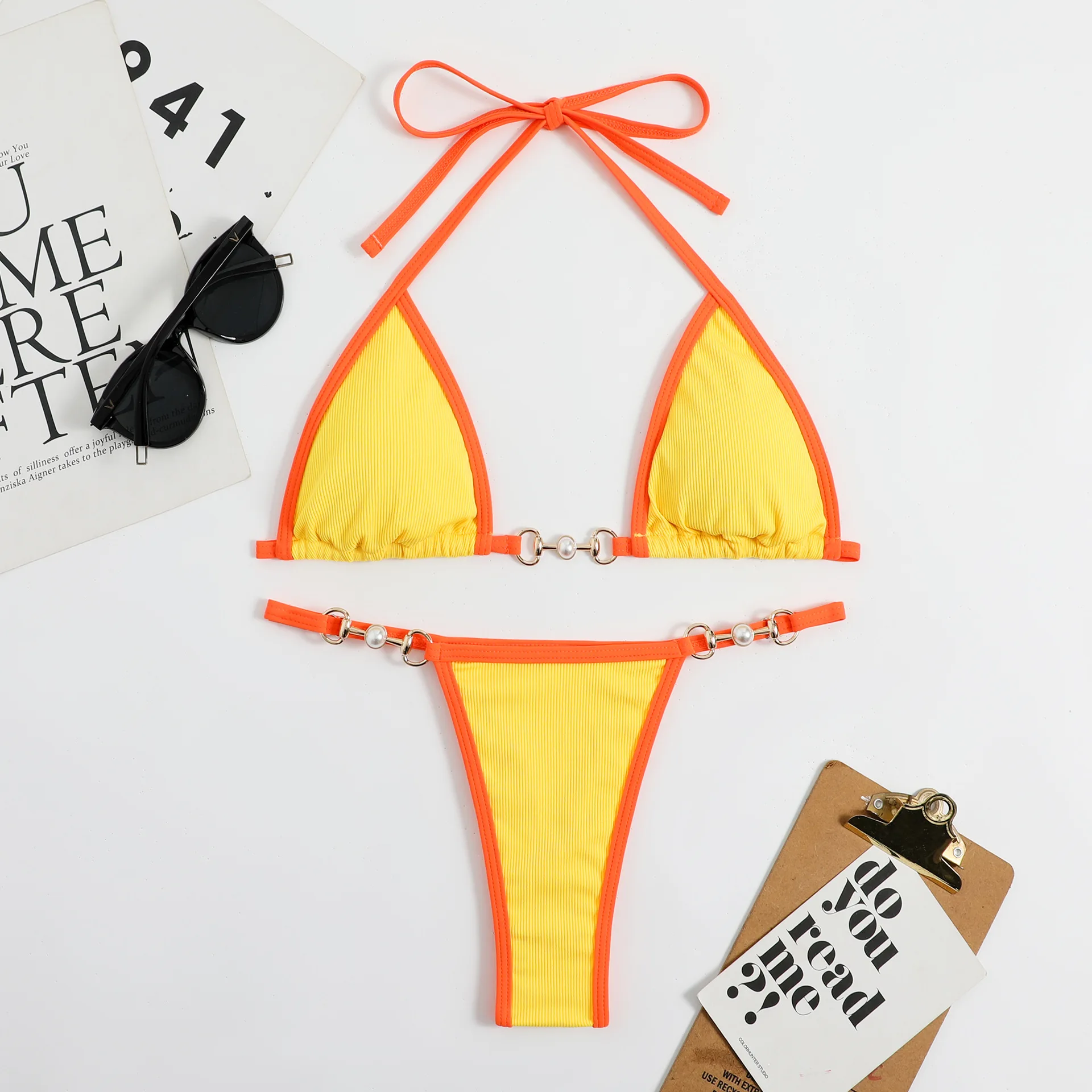 sexy string micro mini bikinis set high waist swimsuit thong swimsuit Swimwear Biquini conjunto de bikini tankini beachwear - Image 7