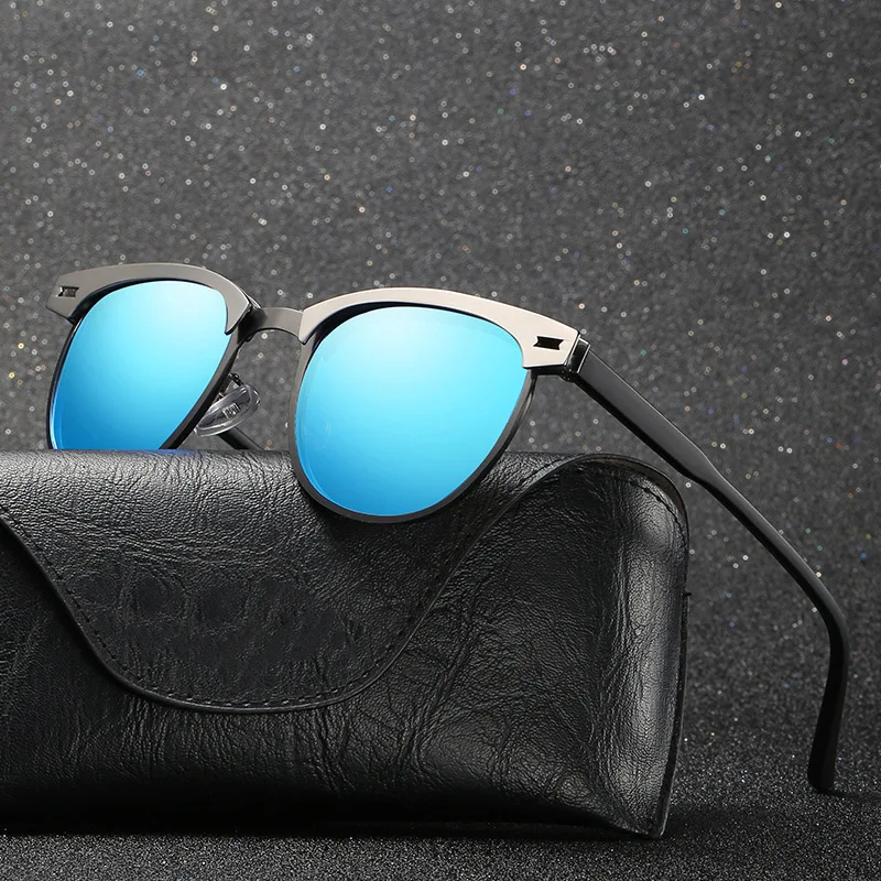 Polarizing Sunglasses Men Small Round Frame Retro Flow Sun Protection UV Glasses Sports Outdoor Travel Eyewear T248 - Image 2