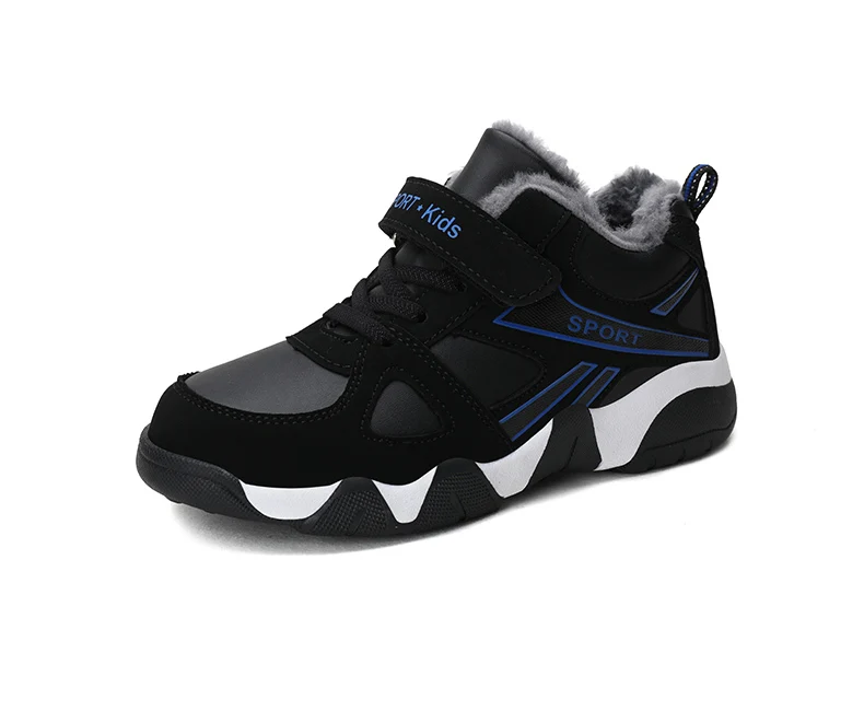 Fashion Boys Sport Shoes Winter Kids Running Sneakers Children Warm Walking Casual Shoes Lightweight Plush Sneakers Boots Boy - Image 30