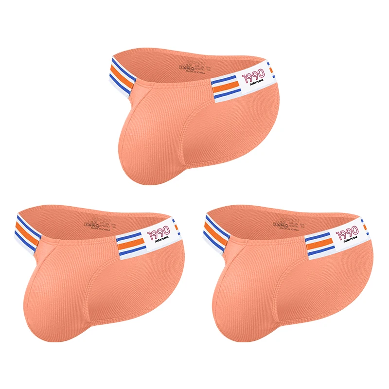 1/2/3/4 PCS Summer Hot Item Men's Briefs High Fork Triangle Pants Cotton Fabric Bikini Sea Blue Striped Elastic Band Underwear - Image 13