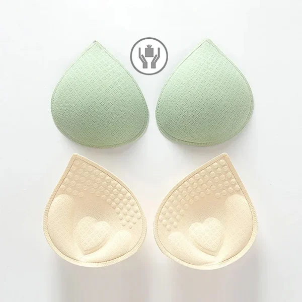 Woman Swimsuit Padded Sponge Foam Push Up Pads Enhancer Chest Cup Thick Bikini Swimwear Inserts Triangle Bra Pad - Image 2