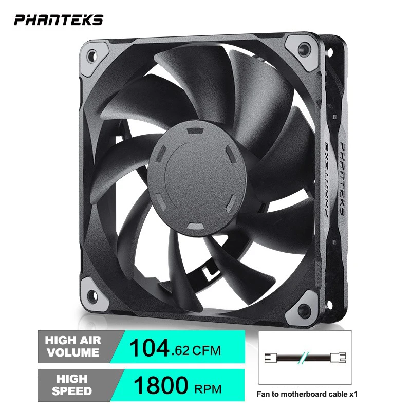 Phanteks M25 140 Case Fan Desktop Cooling Fans FDB Hydraulic Bearing 4pin PWM Temperature Control 2000rpm Air Volume Type - Image 14