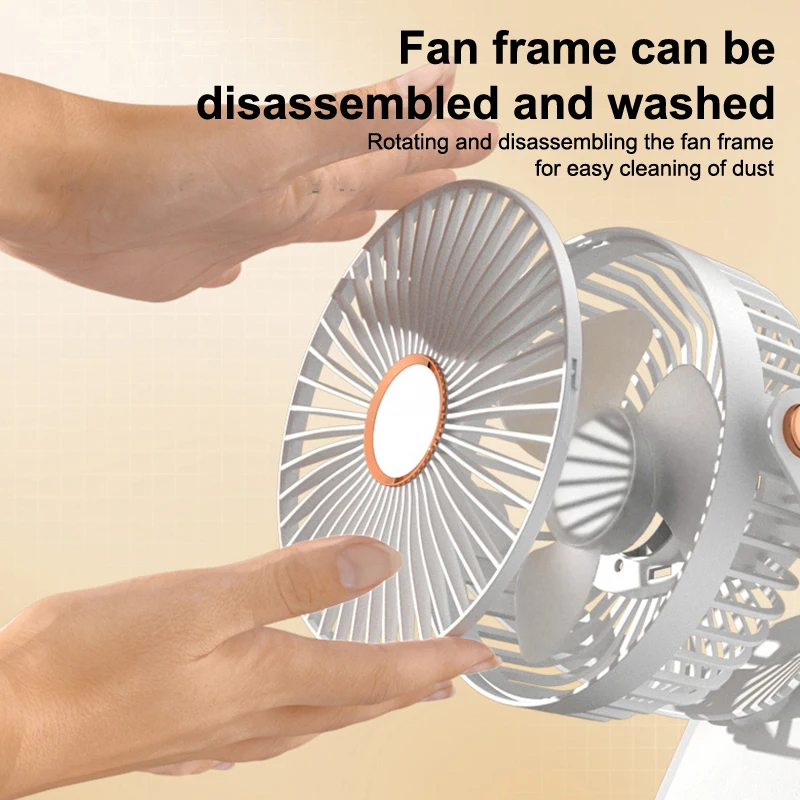 Portable Desktop Mini Clip Cooling Fan For Stroller Home Office Summer Hanging Wind Air Cooler Long Battery Life High Speed - Image 22
