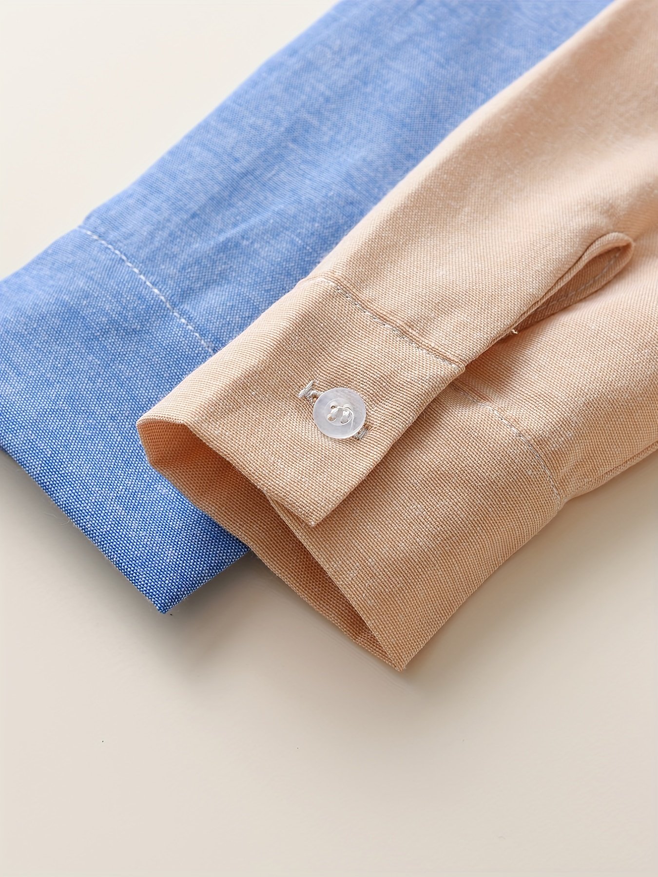 Stylish Boys' Color Block Long Sleeve Button Down Shirt - Casual Lapel Design, Breathable Fabric, Relaxed Fit, Perfect for School, Party, or Everyday Wear - Image 18