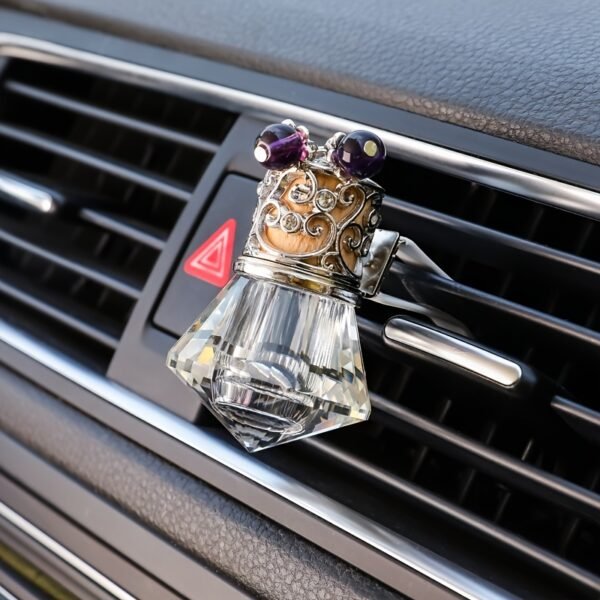 Purple Sparkling Car Air Freshener - Long-Lasting Aromatherapy for Your Vehicle Interior!