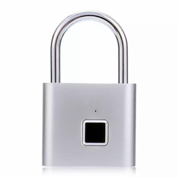 Compact Smart Fingerprint Padlock - Waterproof, Keyless Security, USB Rechargeable, Lightweight Aluminum - Ideal for Luggage, Suitcases & Backpacks - Image 5