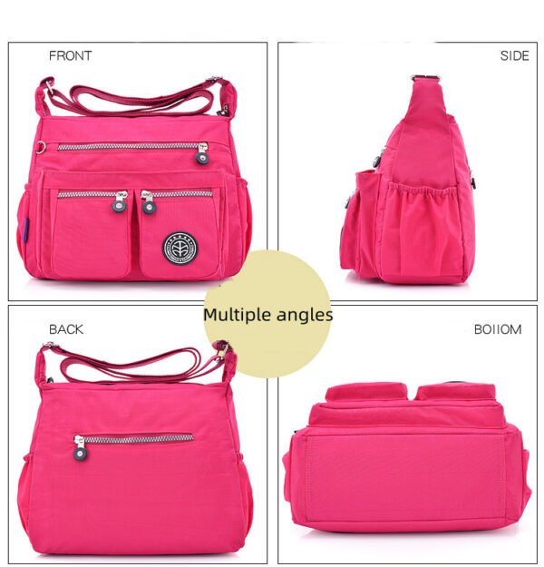 Women's Single Shoulder Crossbody Bag Lightweight Nylon Cloth Bag Casual Women's Bag - Image 15