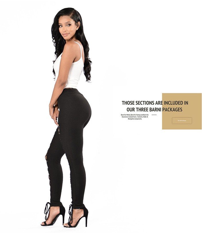 Sexy Cross-Strap High-Waist Leggings with Eyelet Detail, Stretch Polyester Blend, Solid Color Cropped Pants for Women - Perfect for Fall/Spring - Image 15