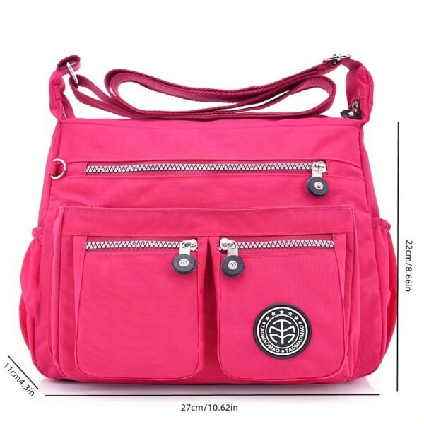 Women's Single Shoulder Crossbody Bag Lightweight Nylon Cloth Bag Casual Women's Bag - Image 4