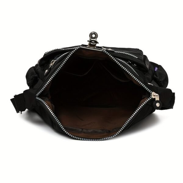 Women's Single Shoulder Crossbody Bag Lightweight Nylon Cloth Bag Casual Women's Bag - Image 12