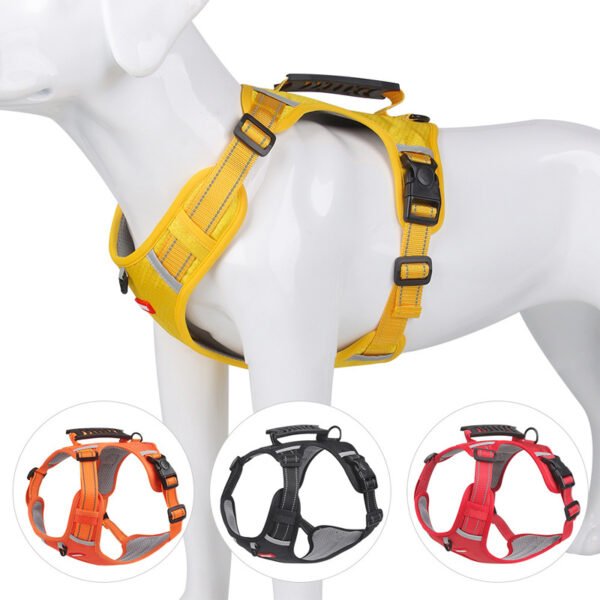 [No-Pull Pet Harness] Soft Padded Adjustable No-Pull Pet Harness | for Dogs and Cats, Large Breeds, Easy Control Handle, Prevents Choking and Pulling, Comfortable and Secure Fit - Image 27