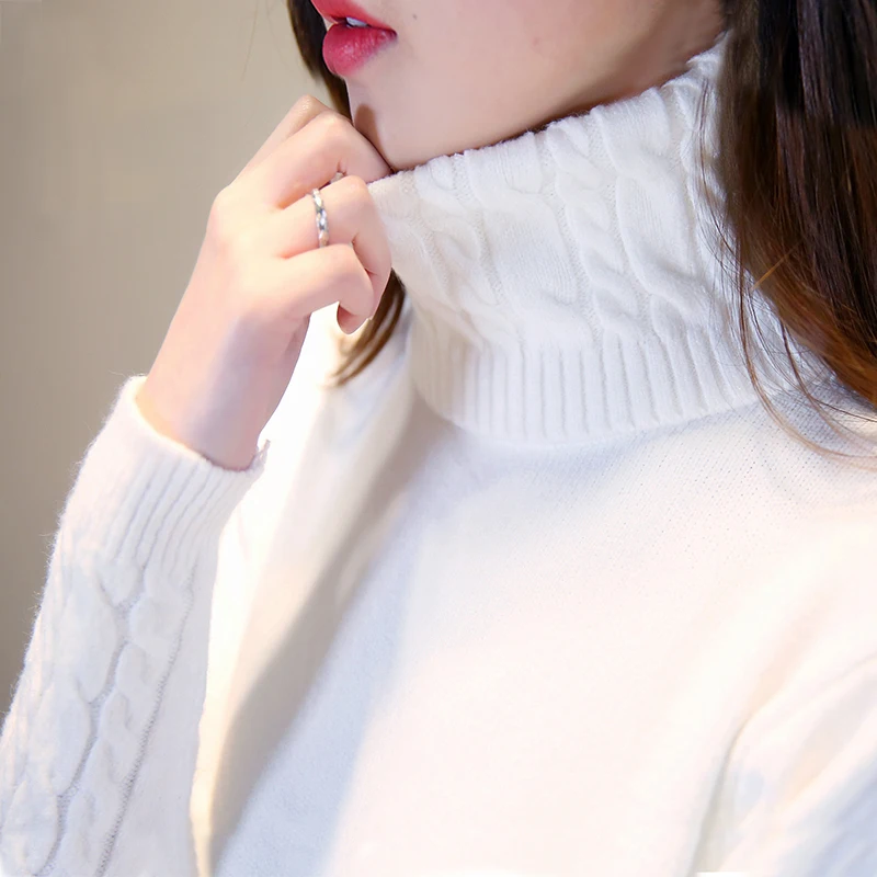 Sweater Female 2025 Autumn Winter Cashmere Knitted Women Sweater And Pullover Female Tricot Jersey Jumper Pull Femme - Image 2
