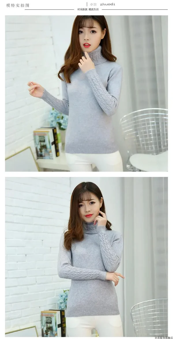 Sweater Female 2025 Autumn Winter Cashmere Knitted Women Sweater And Pullover Female Tricot Jersey Jumper Pull Femme - Image 22
