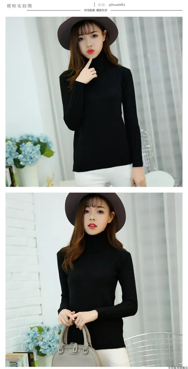 Sweater Female 2025 Autumn Winter Cashmere Knitted Women Sweater And Pullover Female Tricot Jersey Jumper Pull Femme - Image 25