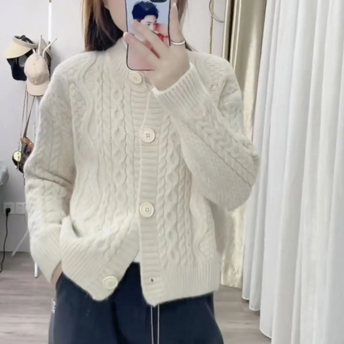 Sweater jacket early spring and autumn sweater new women's top youthful and beautiful western-style knitted cardigan - Image 7