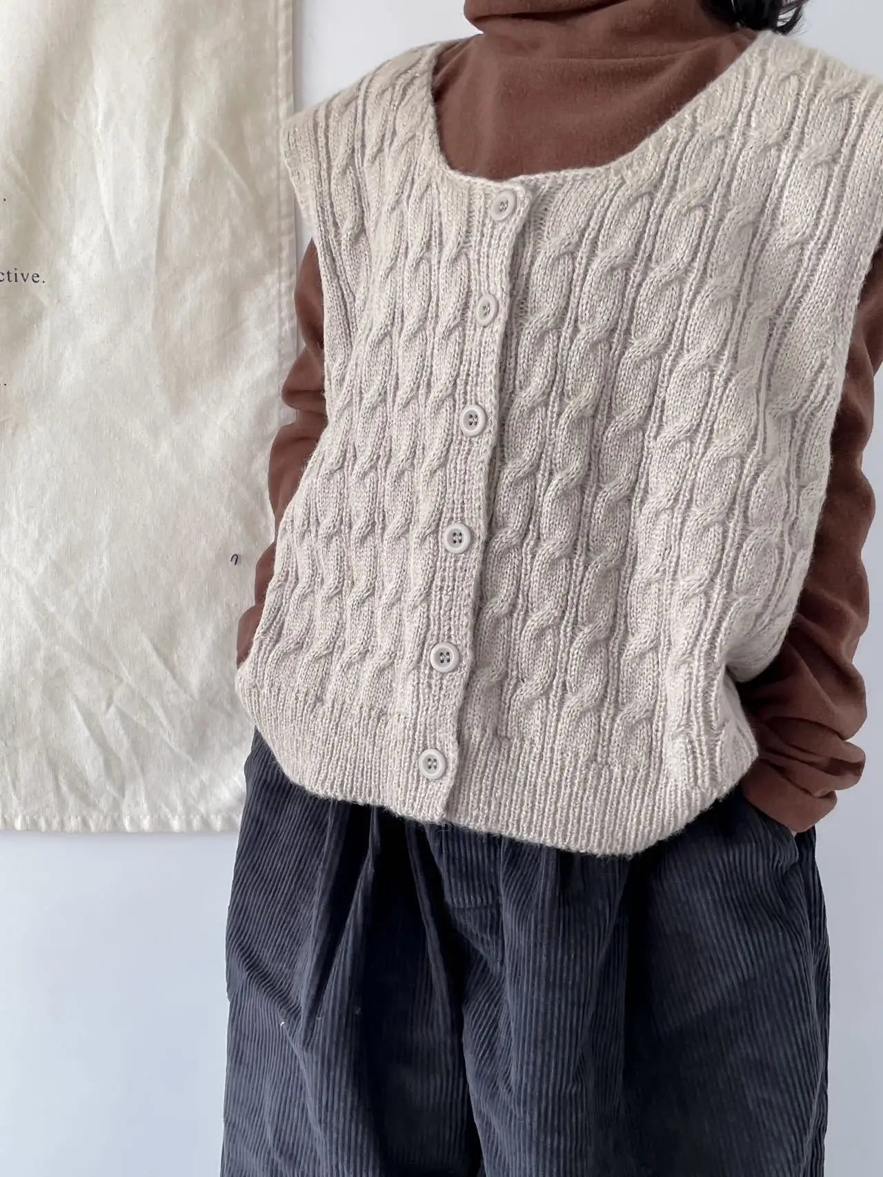 Sweater 2025 Autumn Winter New Children's Clothing Korean Style Boys and Girls Fashion Mohair Twist Knitted Waistcoat Casual - Image 10