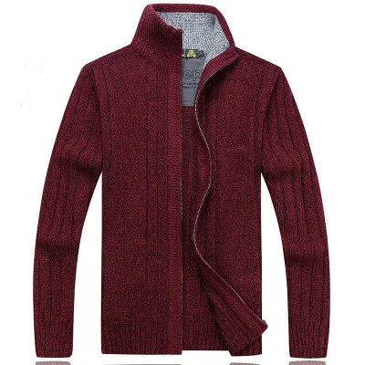 Sweater Male 2020 Wool Cotton Cardigan Autumn Men's Winter Sweater  Kint Wear Knitwear Coats Clothing - Image 5