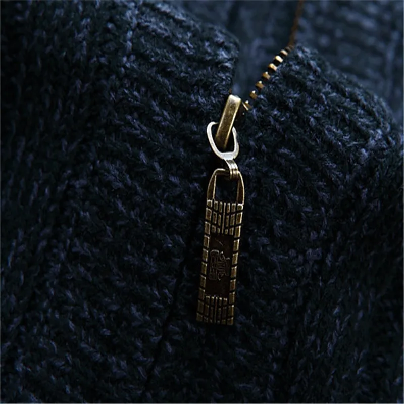 Sweater Male 2020 Wool Cotton Cardigan Autumn Men's Winter Sweater  Kint Wear Knitwear Coats Clothing - Image 4