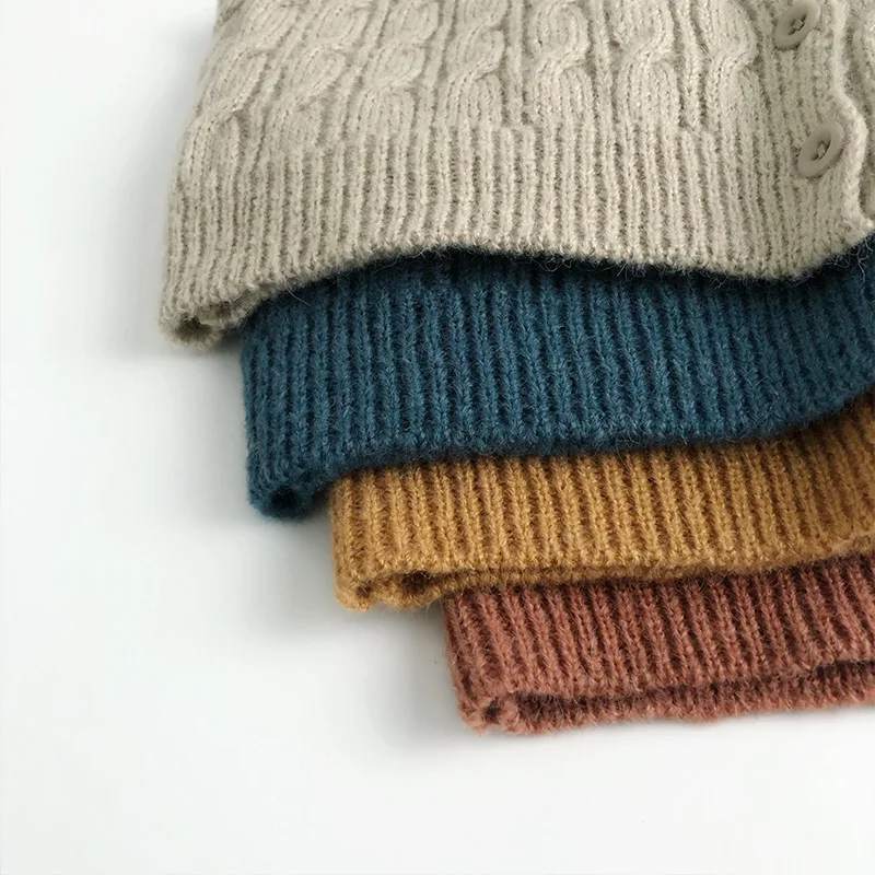 Sweater 2025 Autumn Winter New Children's Clothing Korean Style Boys and Girls Fashion Mohair Twist Knitted Waistcoat Casual - Image 4