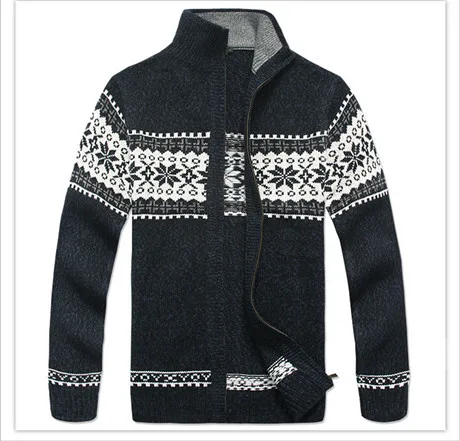 Sweater Male 2020 Wool Cotton Cardigan Autumn Men's Winter Sweater  Kint Wear Knitwear Coats Clothing - Image 11