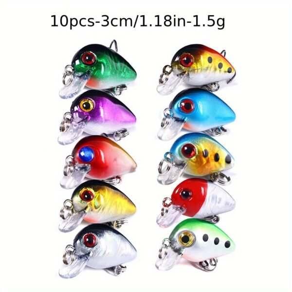 [56pcs Fishing Lures Kit] 56pcs Fishing Lures Kit | Crankbait Tackle Minnow Popper Pencil Swimbaits Hook Hard Baits Set for Pike Carp Bass Freshwater Saltwater | Christmas Gift for Man - Image 13