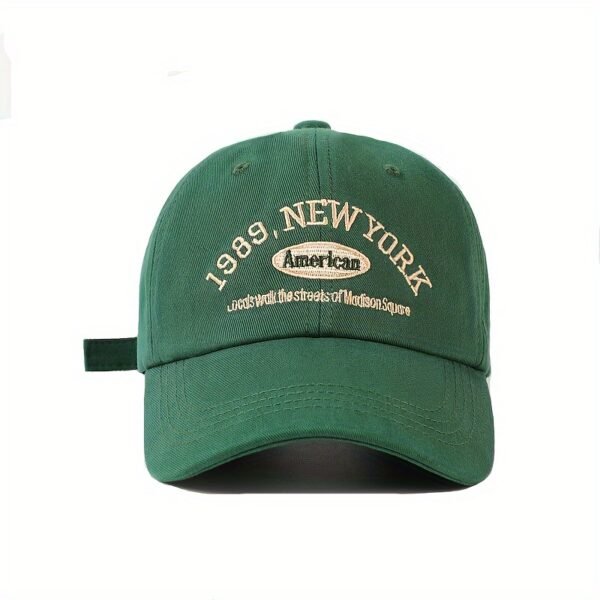 1989 Embroidery Soft Top Baseball Cap Women Sports Hat Man Unisex - Image 4