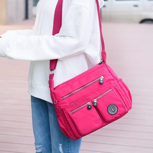 Women's Single Shoulder Crossbody Bag Lightweight Nylon Cloth Bag Casual Women's Bag - Image 7