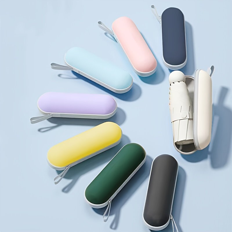 six-rib capsule umbrella, pocket umbrella - Image 4