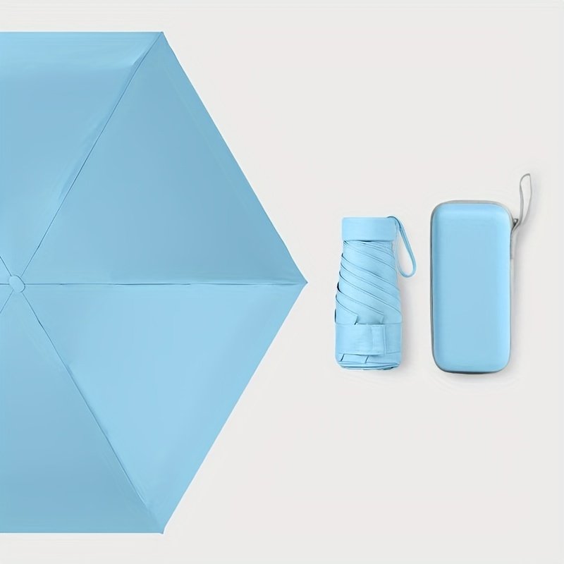 six-rib capsule umbrella, pocket umbrella - Image 5