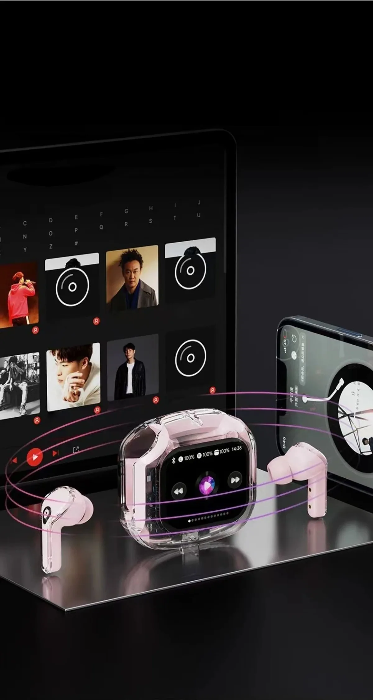 Translation Headphones with Multifunction Touch Screen Smart Wireless Bluetooth Earphone HiFi Audio Quality Business Earbud - Image 28