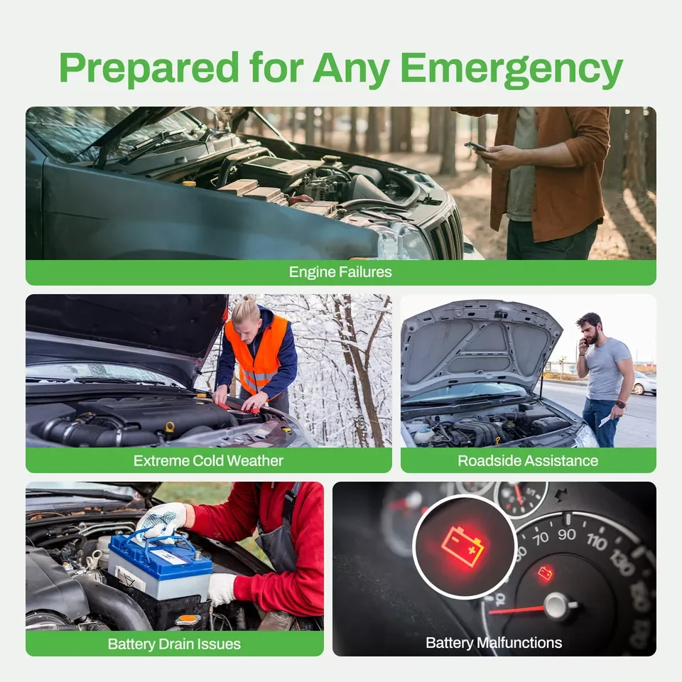 AMPBANK AB3000 12V Car Jump Starter Battery Charger Power Bank Portable 3000A Auto Booster Pack - Image 3