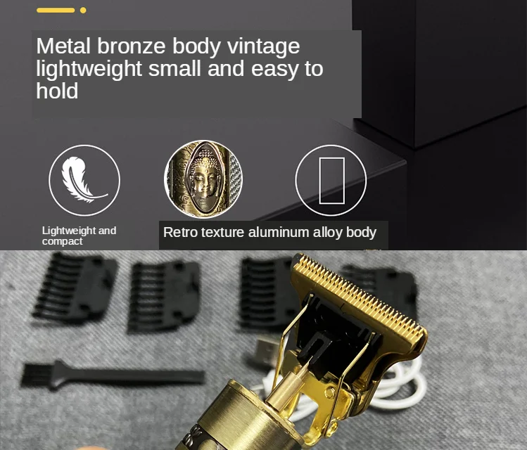 T9 Hair Clipper Repair Beard Shaving Body Hair Trimmer Clippers Electric Machine Men Haircut Machine 0mm Barber Shaver - Image 22