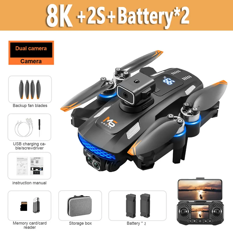 Xiaomi Mijia M6 Drone 8K Professional HD Camera Drones 5G WIFI FPV Video 4k UAV With screen Remote control RC Quadcopter Dron - Image 9