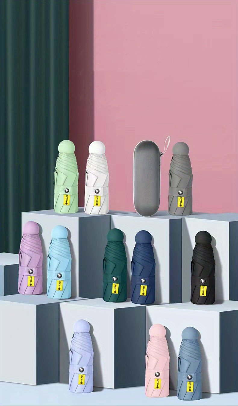 six-rib capsule umbrella, pocket umbrella - Image 31