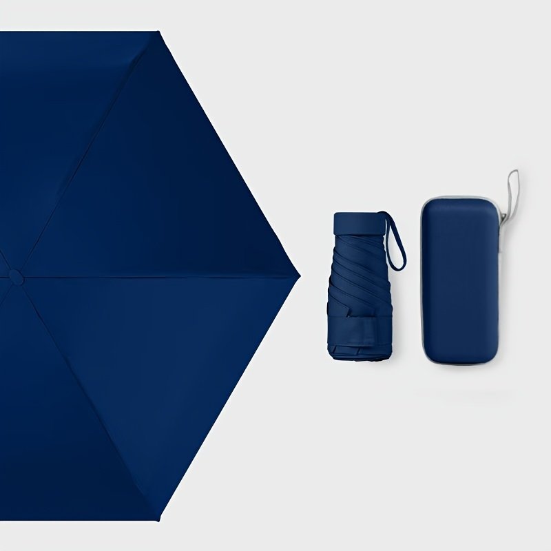 six-rib capsule umbrella, pocket umbrella - Image 3