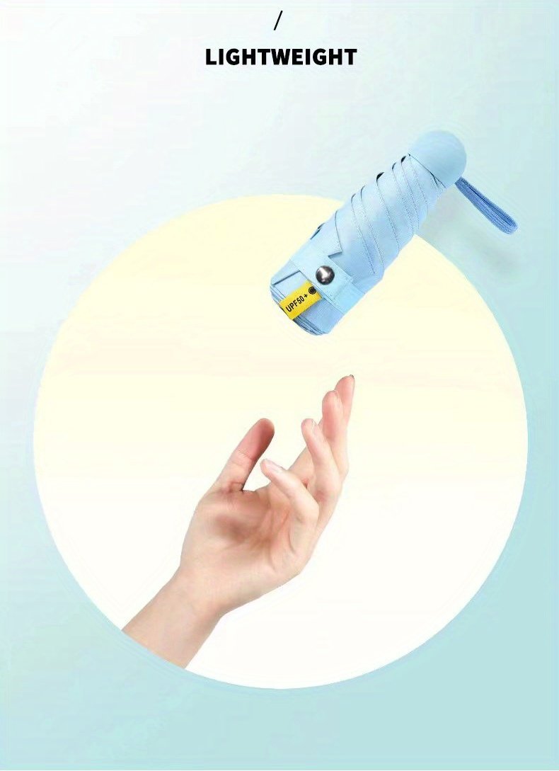 six-rib capsule umbrella, pocket umbrella - Image 36